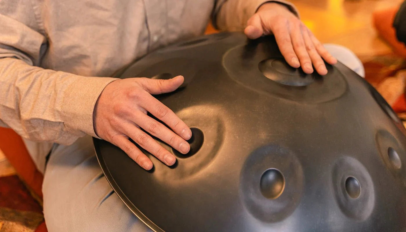 Handpan Décoration Rotin Corde Chanvre Pour Tambour 13 Tons