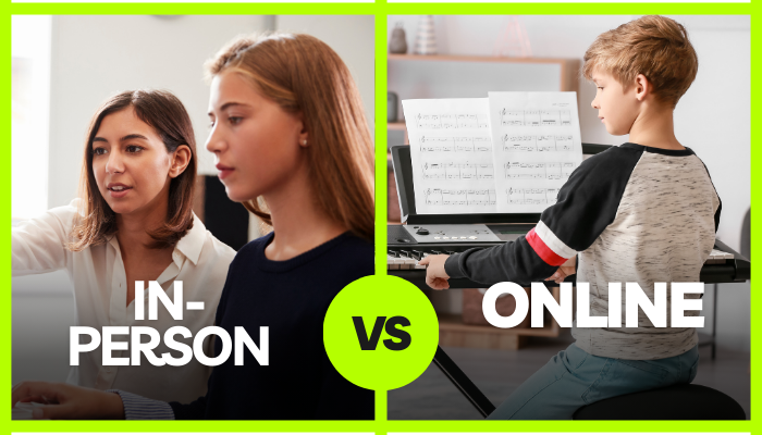 Online vs. In-Person Music Lessons: Benefits, Challenges and Pricing