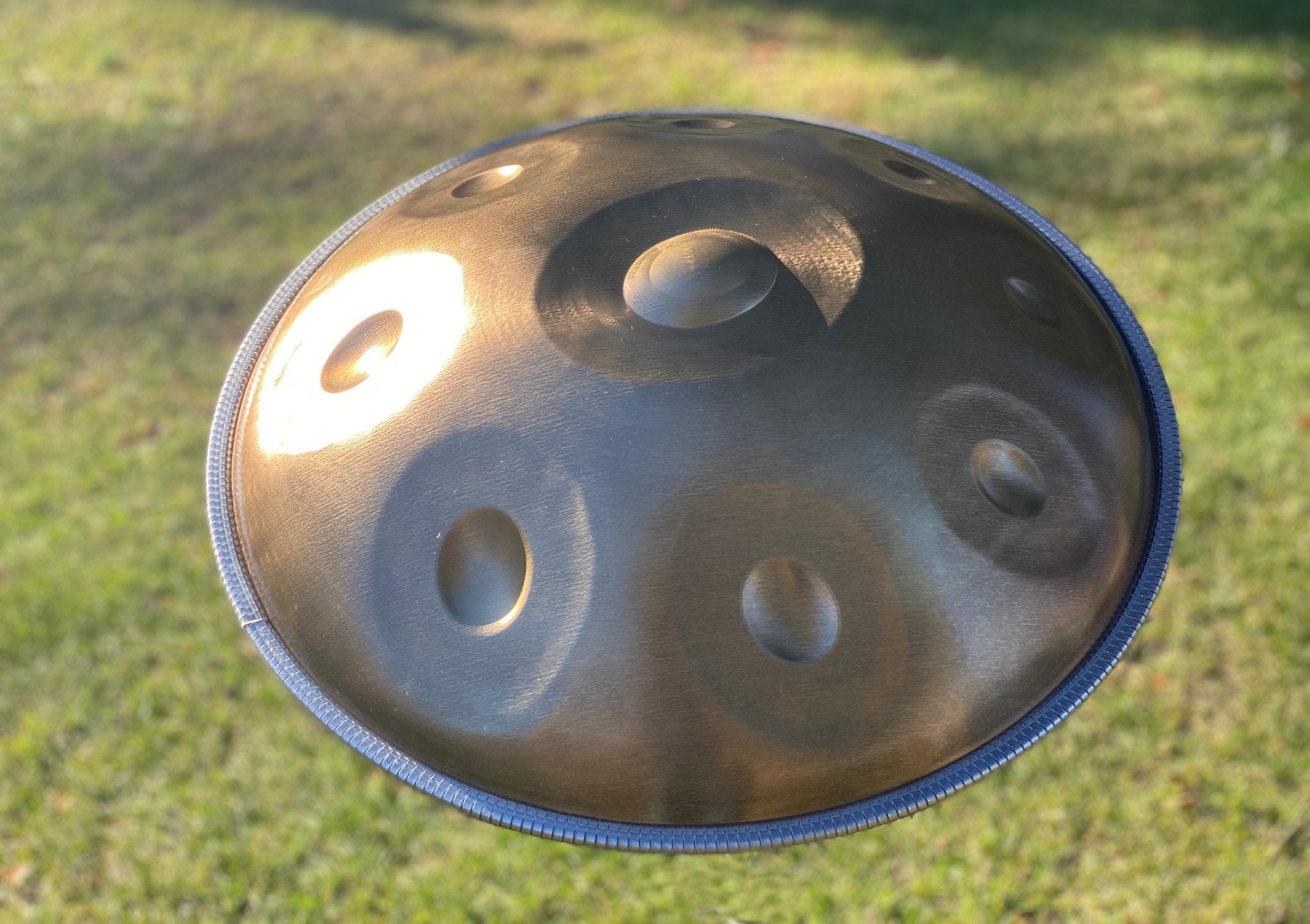 Prana Rising Handpan Instrument D Minor Kurd 9 Notes – Sound Artist