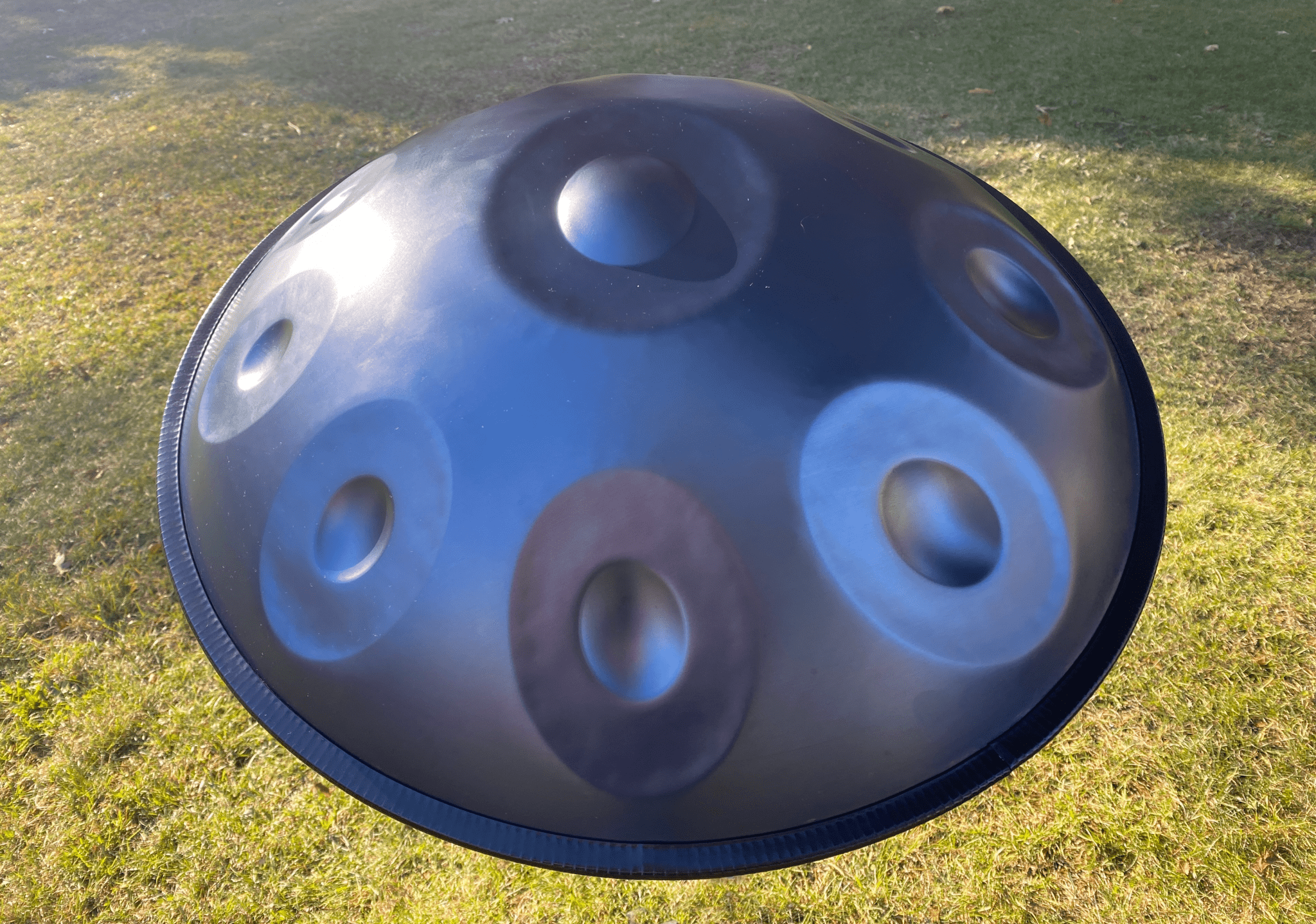 Select Beginner Handpan Instrument Blue D Minor Kurd 9 Notes - Sound Artist